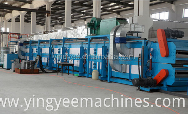 Hebei China auto sandwich panel production line/pu foam sandwich wall panel making machine